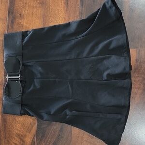 NWT Maurices Brand Black Zip Up Skirt Size 1/2